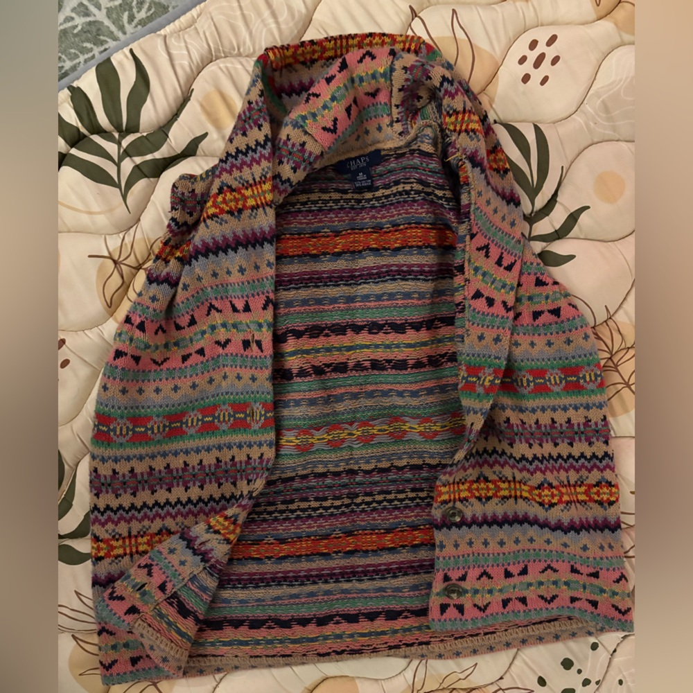 Ralph Lauren Vibrant Striped Cardigan